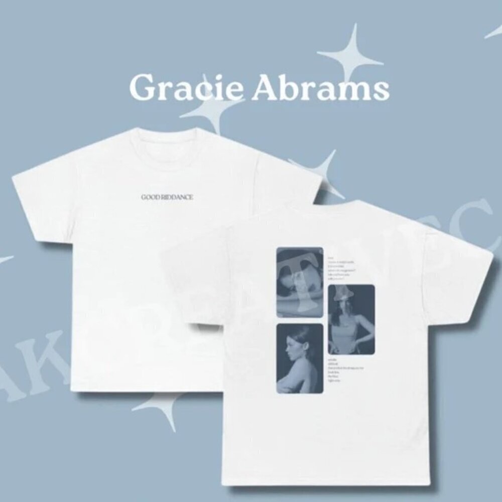Gracie Abrams Good Riddance Tracklist Tshirt 2 Sided
